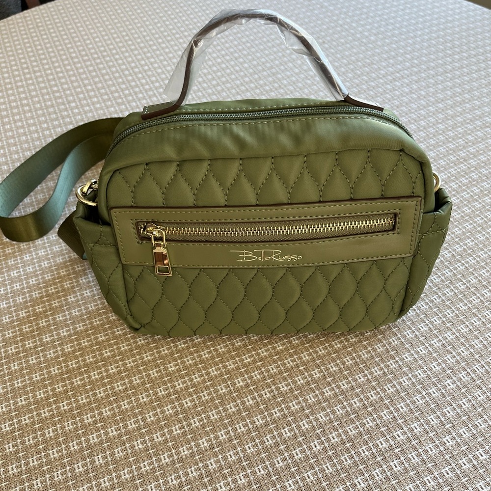 Bella Russo Quilted Crossbody Bag